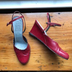 Cynthia Rowley Zeitgeist red Mary Jane heels